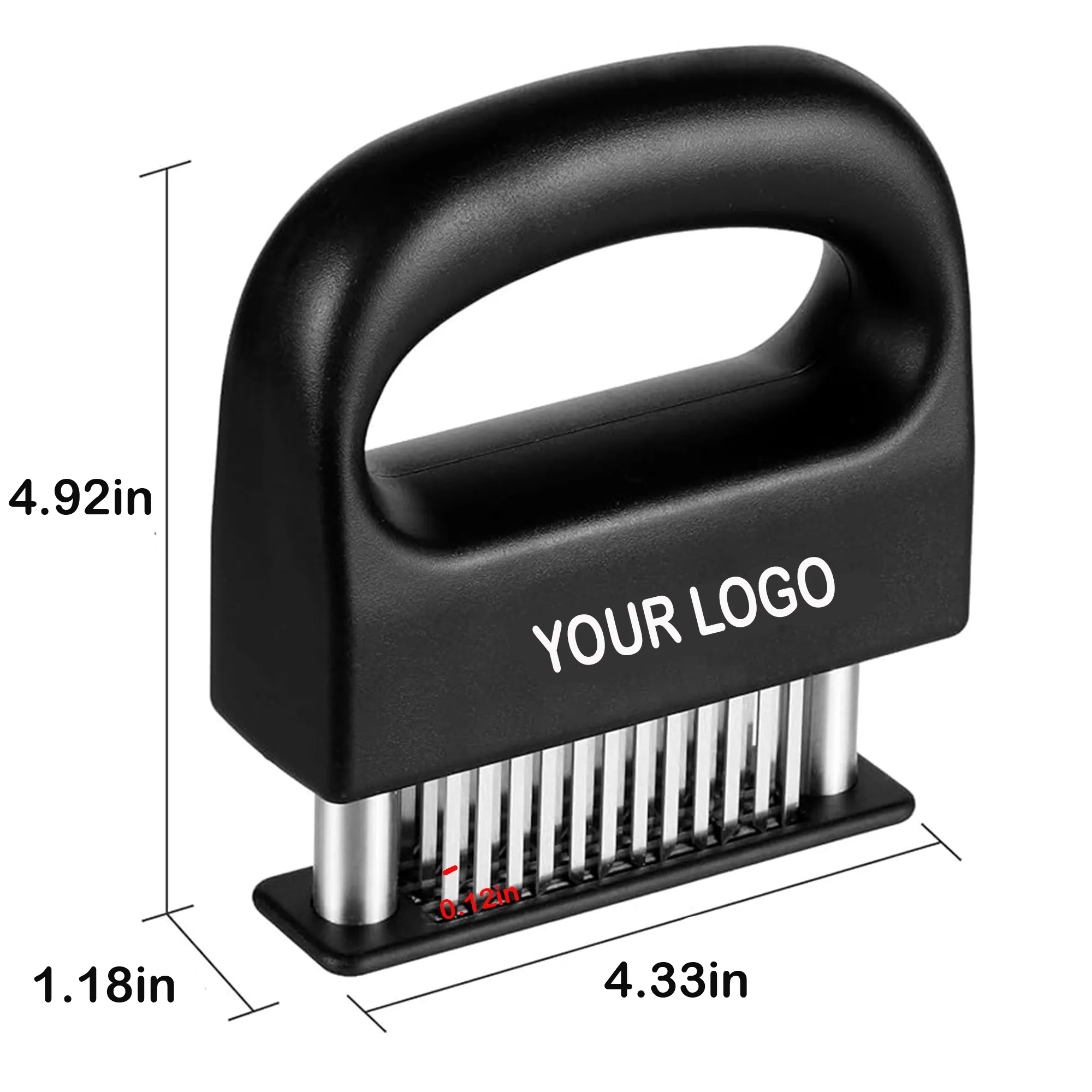 Meat tenderizer, equipped with 48 stainless 2