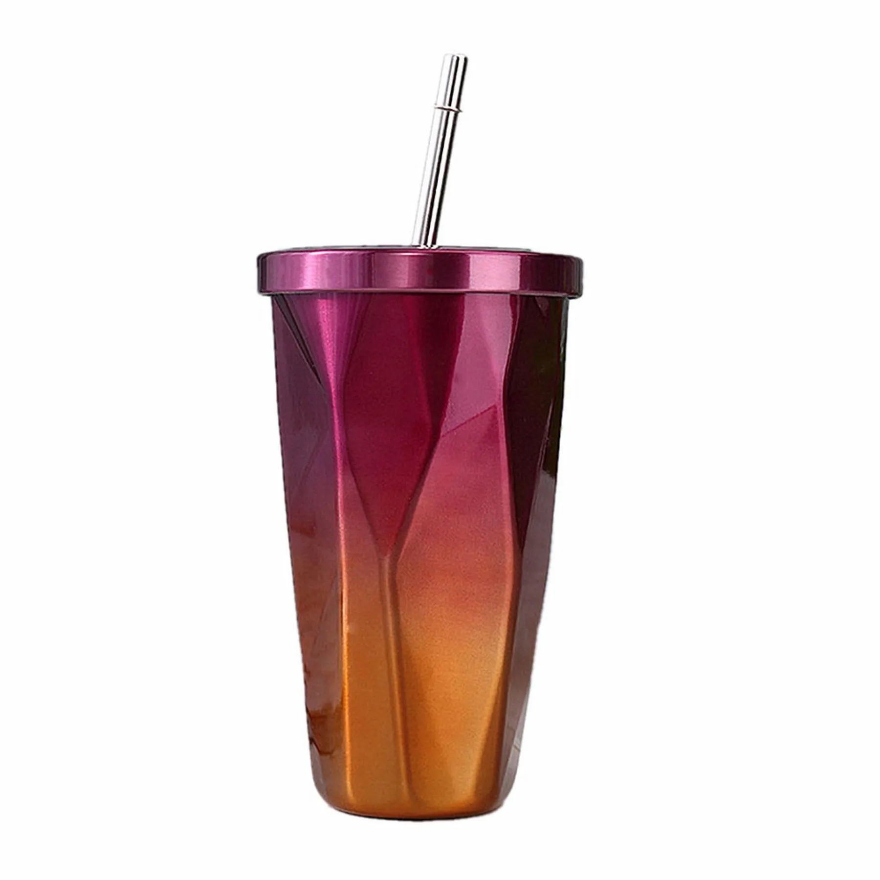 18oz Gradient Diamond-shaped Cup 7
