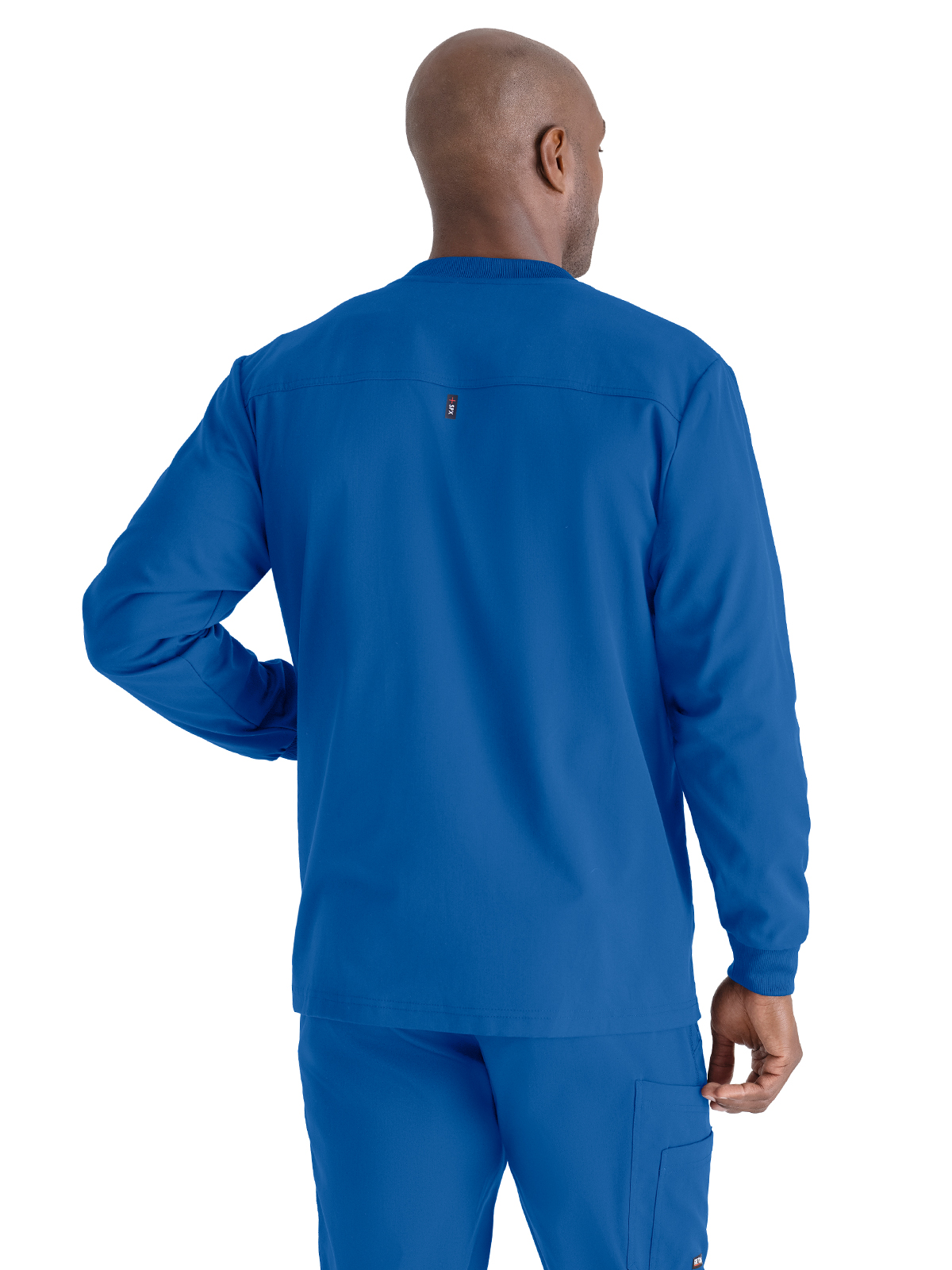 Grey's Anatomy Spandex Stretch - Men's Five-Pocket React Warm-Up Scrub Jacket 31