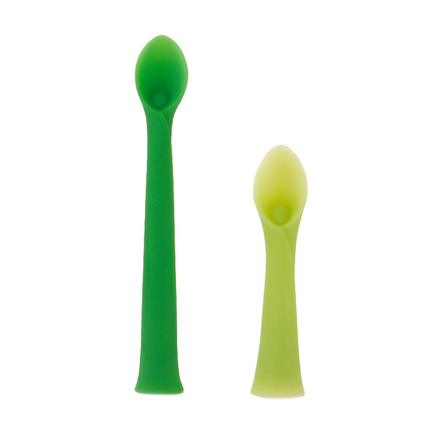 2Pcs Baby Silicone Training Spoon Set 4