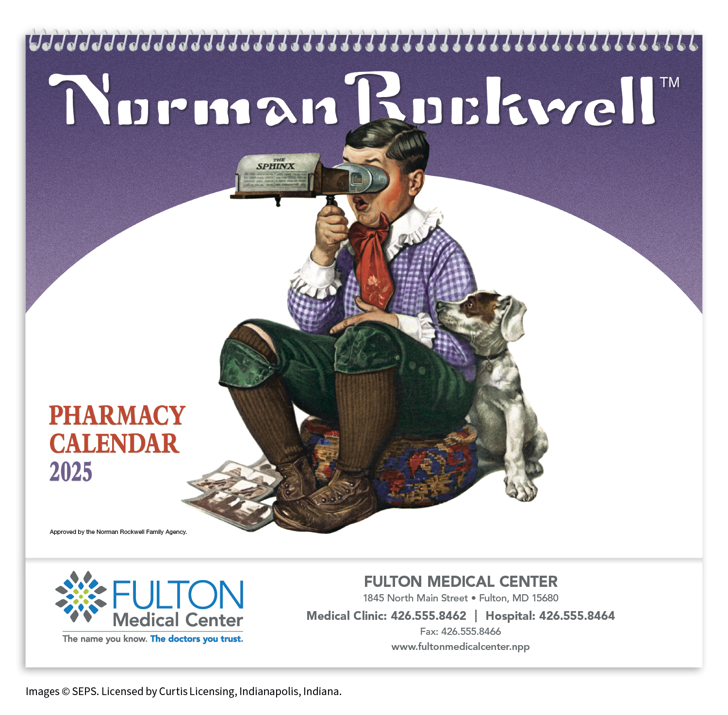 HotLine® Products Rockwell Pharmacy Special Markets Calendar 31