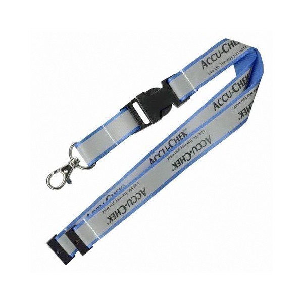 1" Felt Embossed Lanyard 2