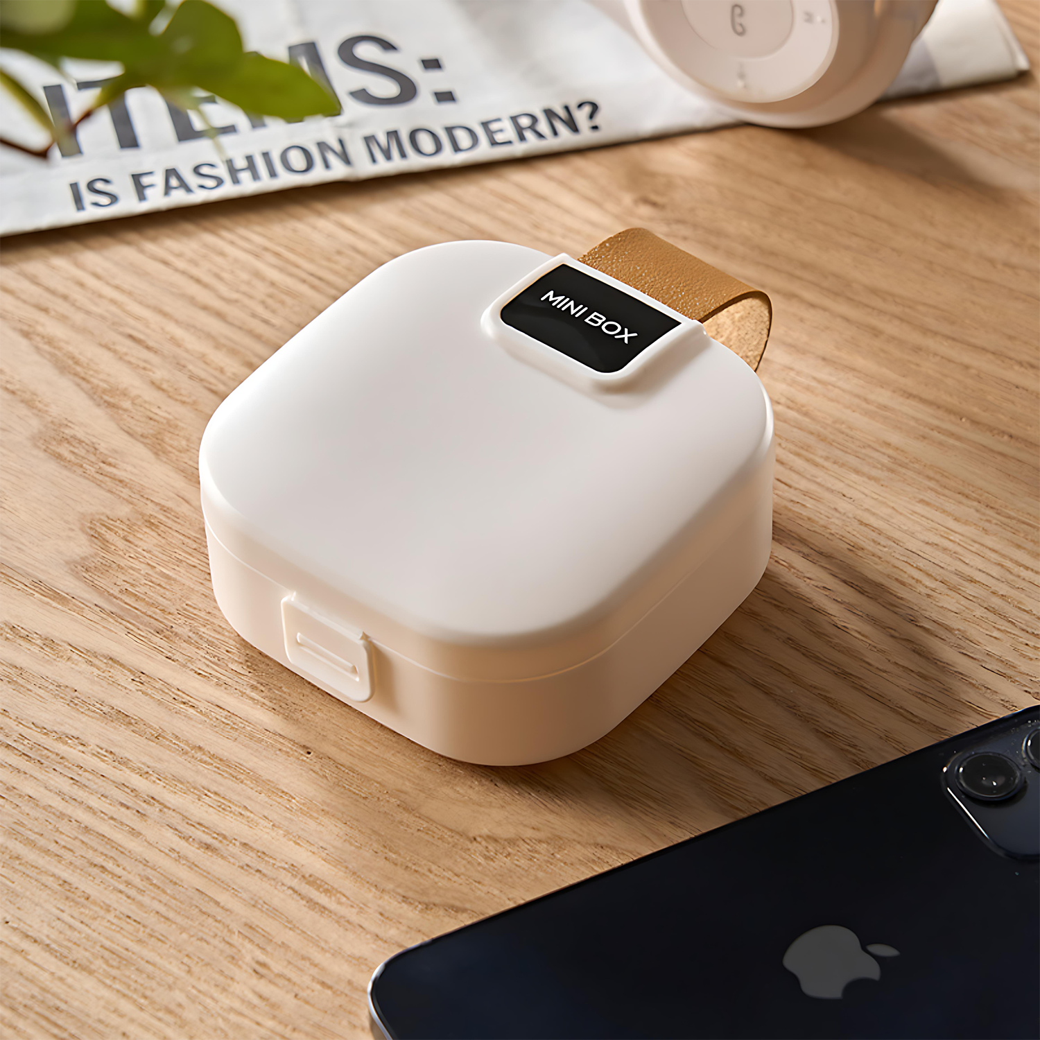 Mini Portable Plastic Storage Box for Earbuds Data Cables 6