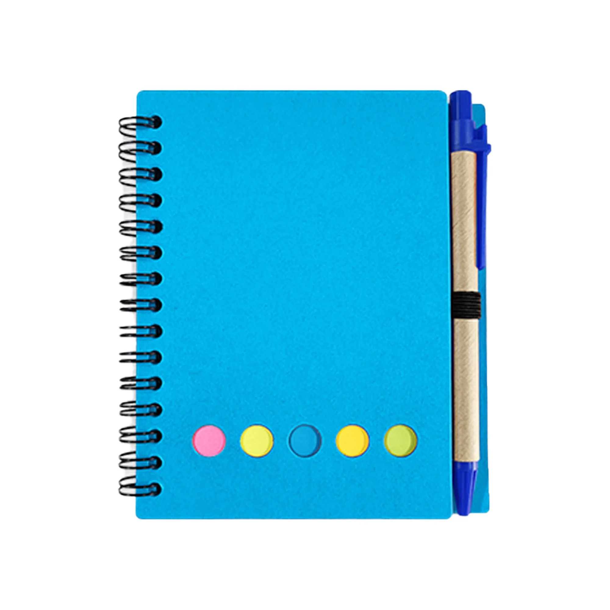 Spiral Notebook with Sticky Notes 6
