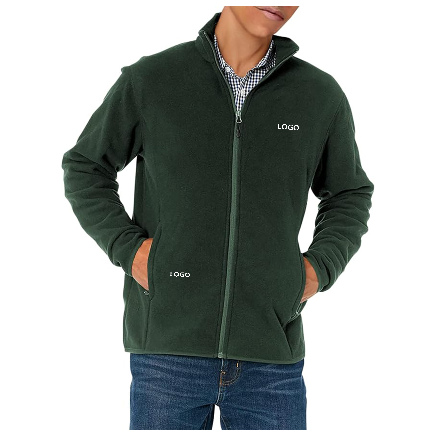 Men's Full Zip Fleece Jacket 5