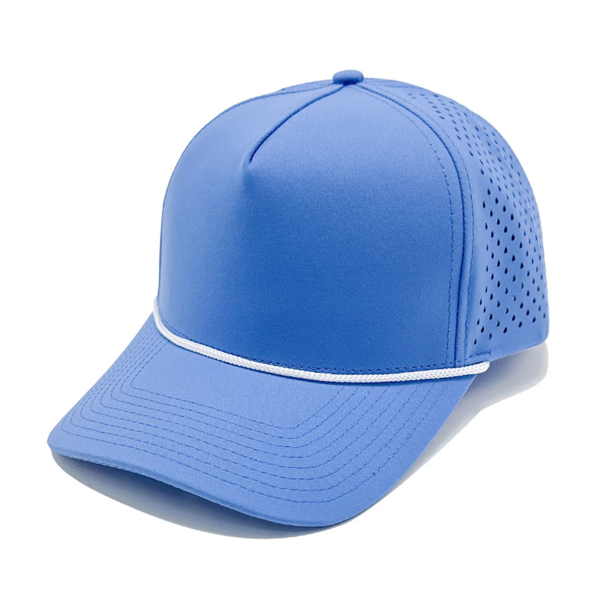 5 Panel Quick Dry Waterproof Baseball Cap With Cord 12