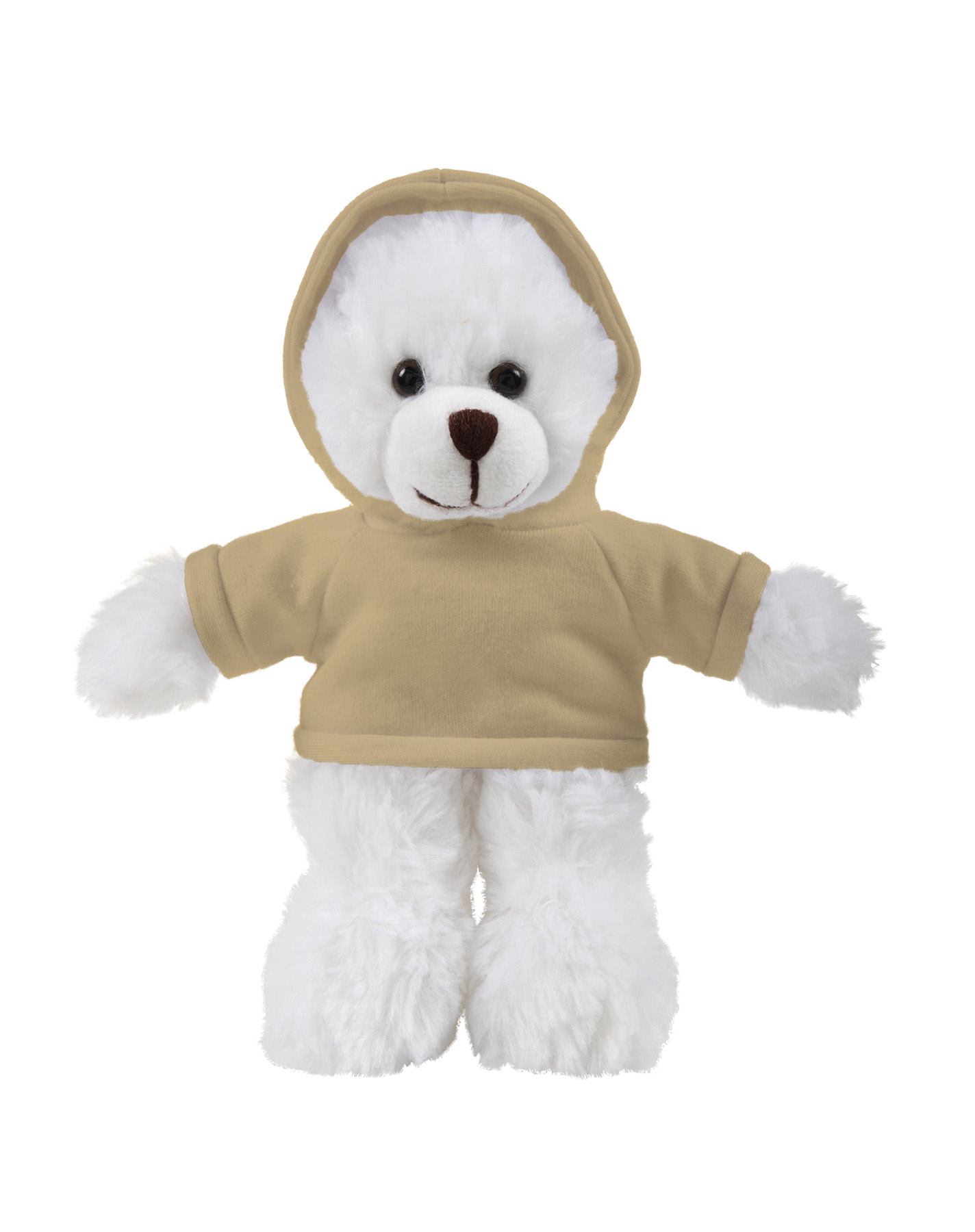 soft plush White Bear with hoodie 21