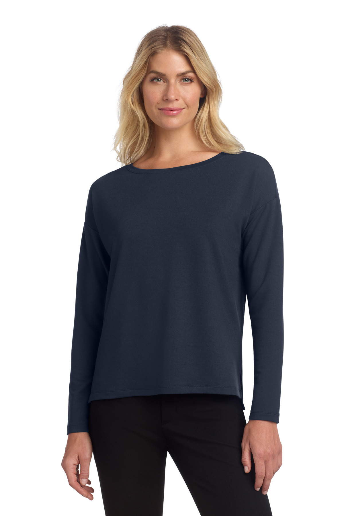 Mercer+Mettle Women's Stretch Drop Shoulder Pullover MM3013 1