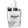 Large Laminated Metallic Bottom Tote 38
