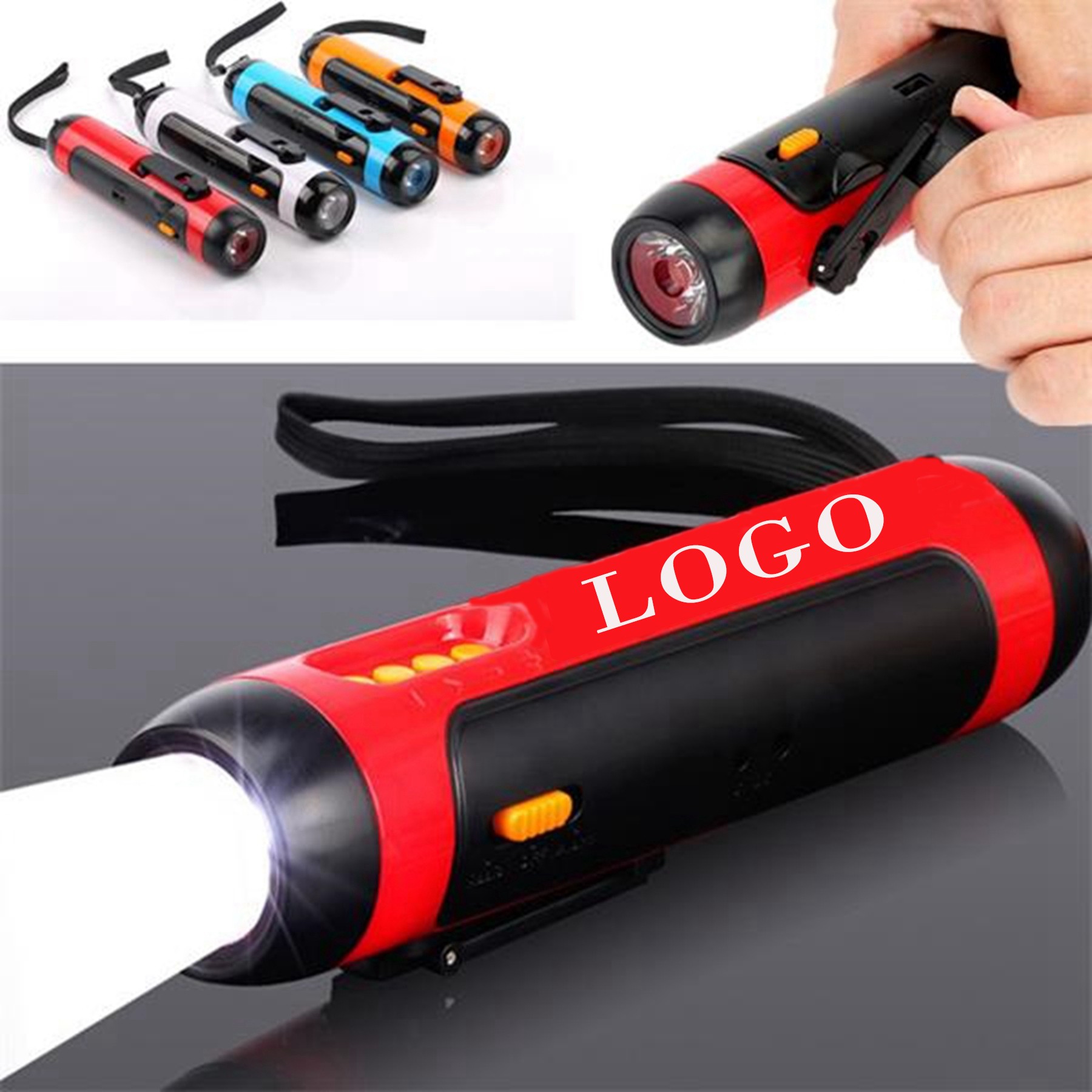 Solar Hand Crank Radio Flashlight 2