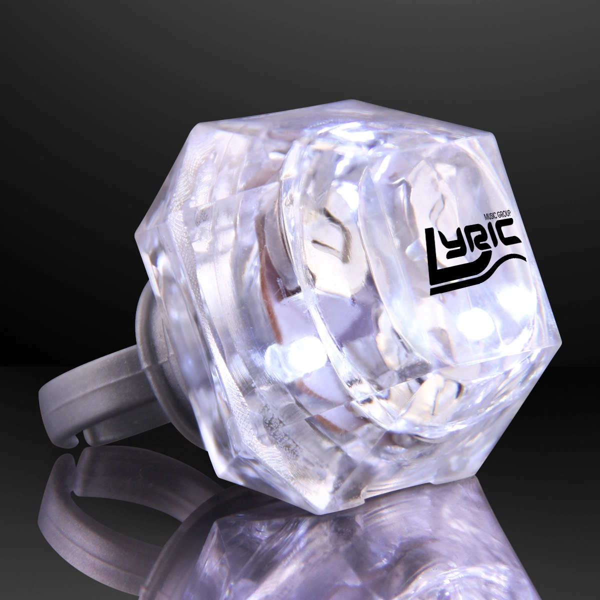 Light-up Huge Gem Rings 9