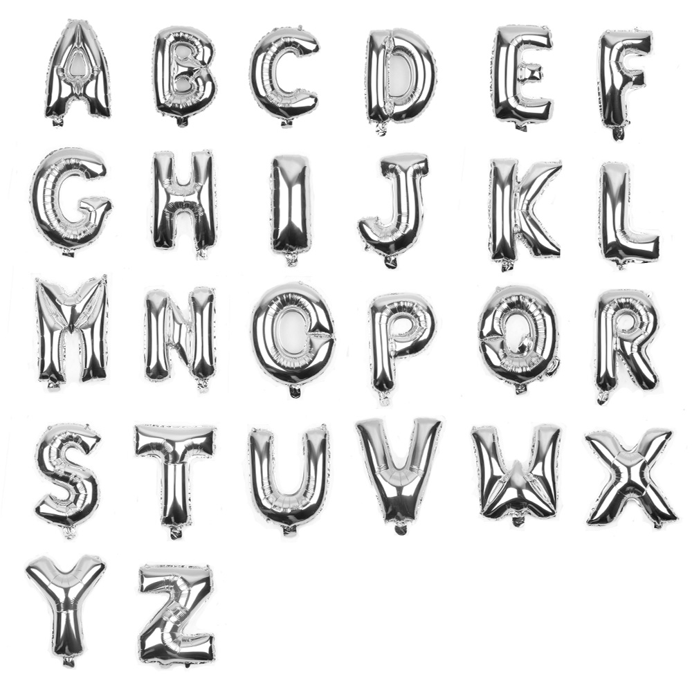32" Number & Letter Balloons 13