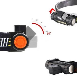 Versatile Bullseye Bent Neck LED Flashlight With Magnetic Base Round Design 7