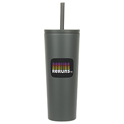 Bradford 24 oz Vacuum Insulated Stainless Steel Tumbler with Straw 53
