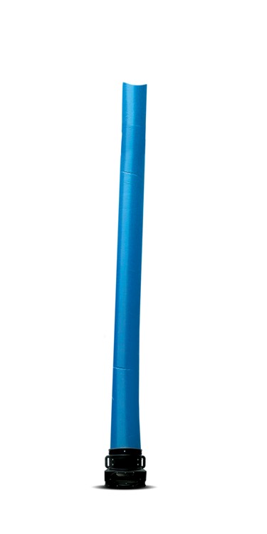 Air Tube™ Single-Leg Inflatable waving man, Black 2 Letters - 18' 1