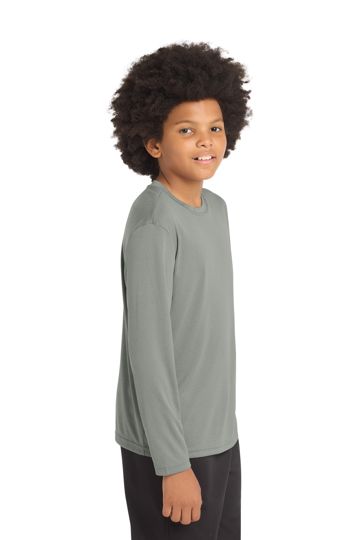 Sport-Tek Youth Long Sleeve PosiCharge Competitor Tee. YST350LS 35