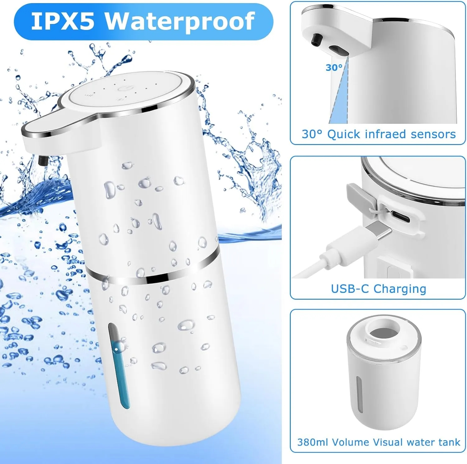 Automatic Liquid Soap Dispenser Touchless 5