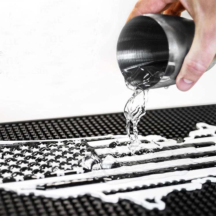 Eco-Friendly 3D Heavy-Duty Rubber Bar Mat with Custom Logo 2