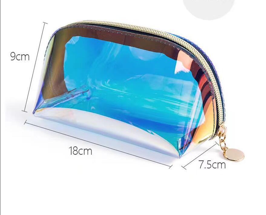 Holographic Makeup Bag Iridescent Cosmetic Pouch 3