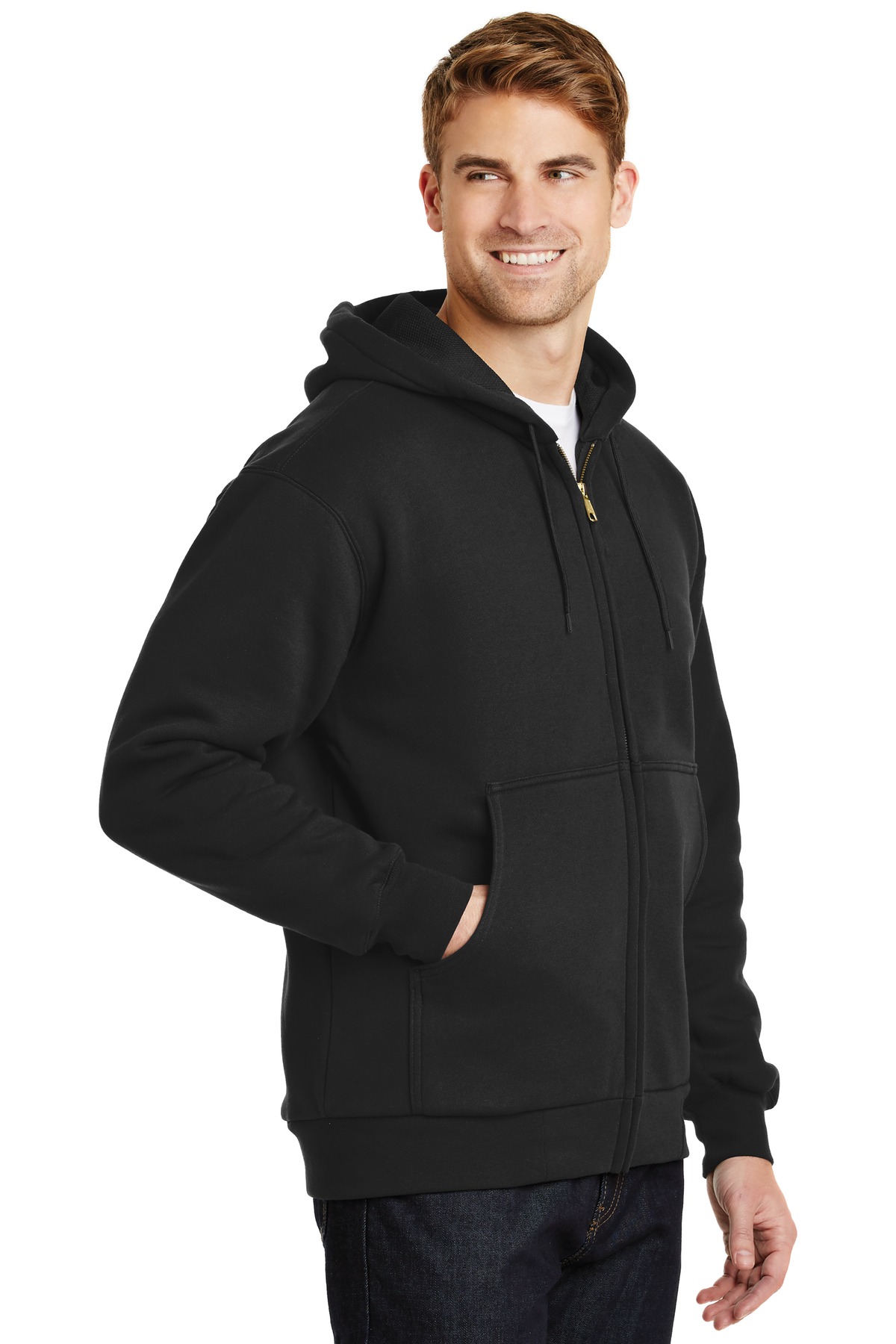 CornerStone® - Heavyweight Full-Zip Hooded Sweatshirt with Thermal Lining 5