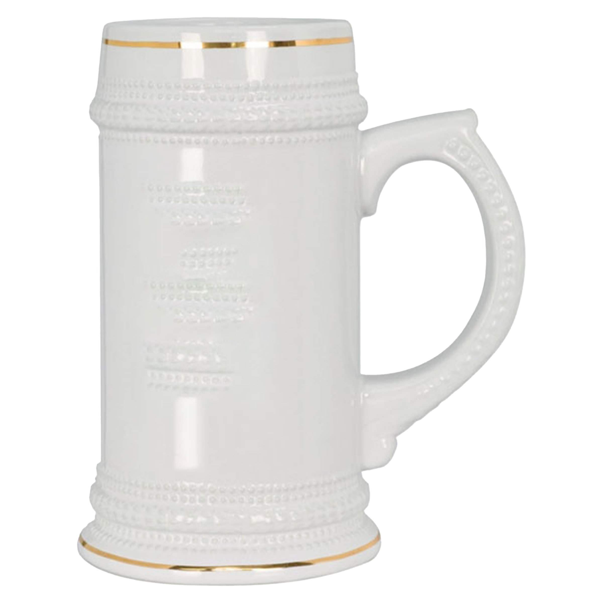Ceramic Gold Luxury Beer Stein 5