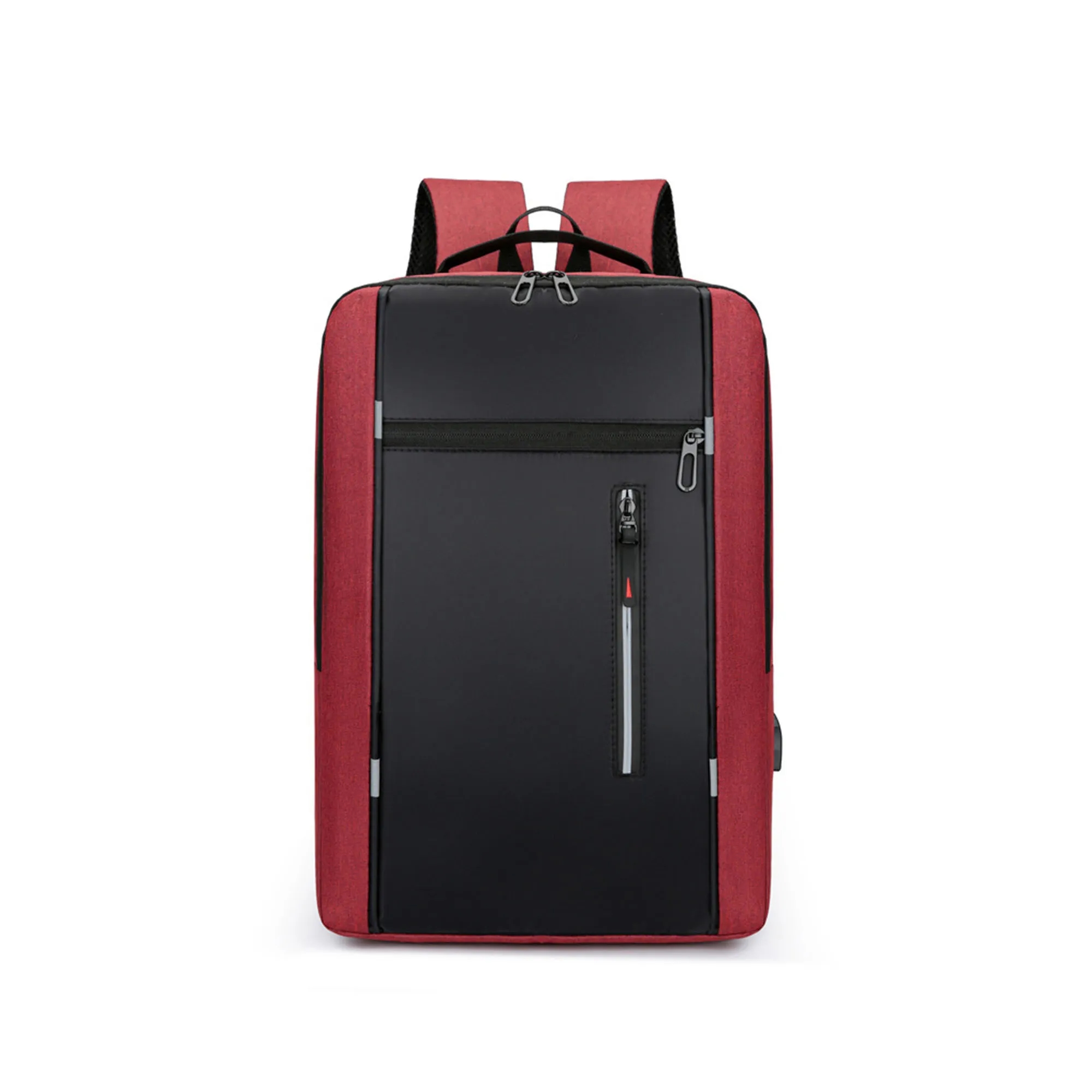 Reflective Laptop Backpack With USB Charging Port 2