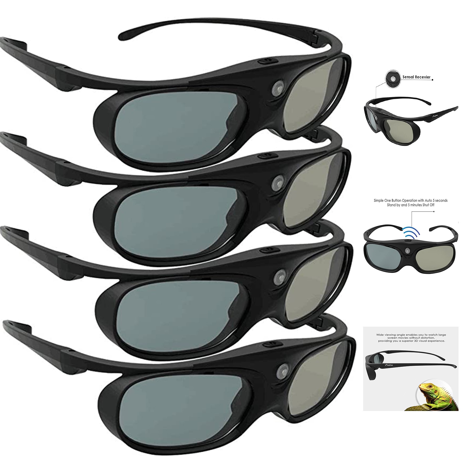 Active Shutter 3D Glasses 2