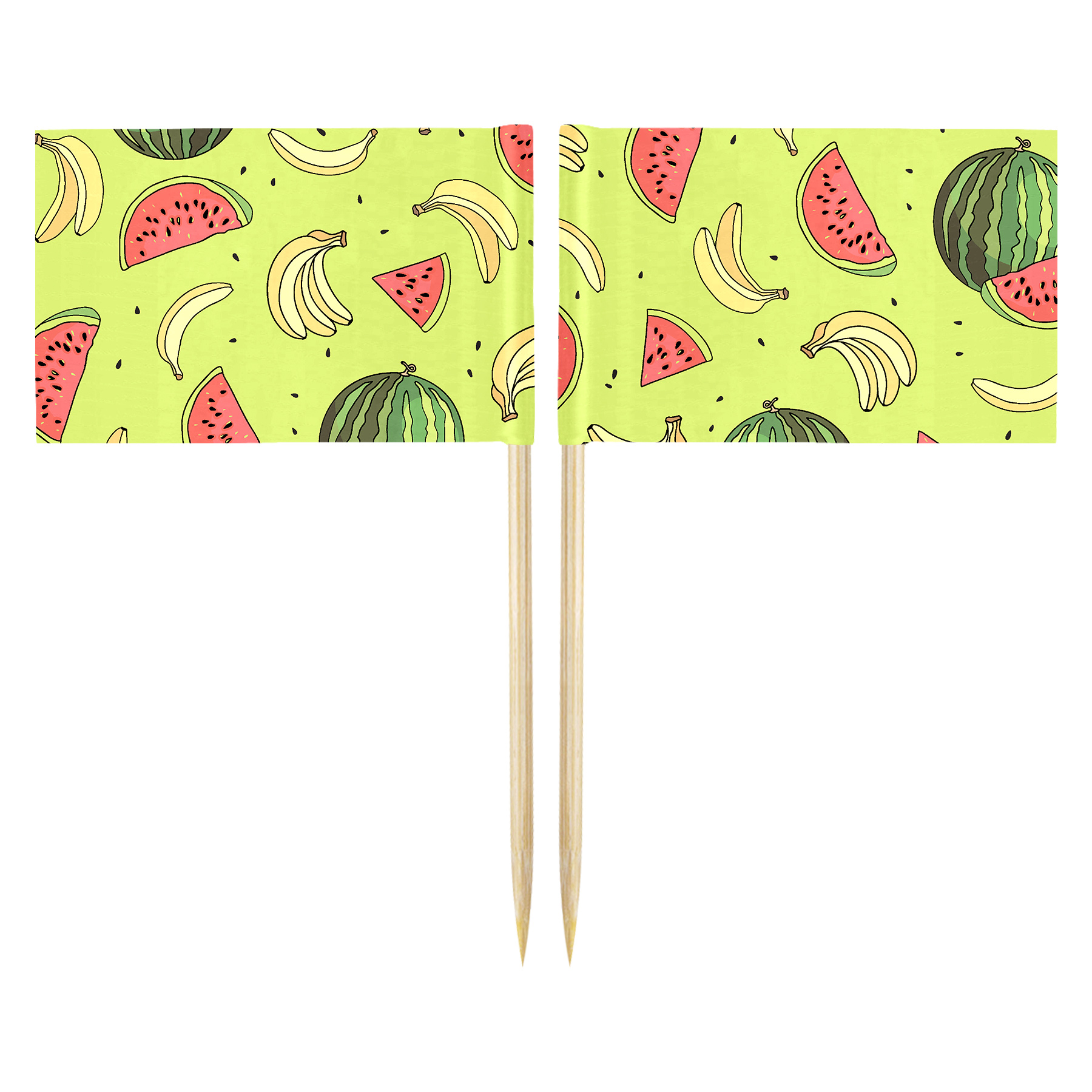 Rectangle 10CM Toothpick Flag 7