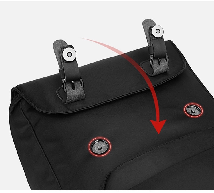 Custom Men's Sports Waterproof Laptop Bags with USB Port 12