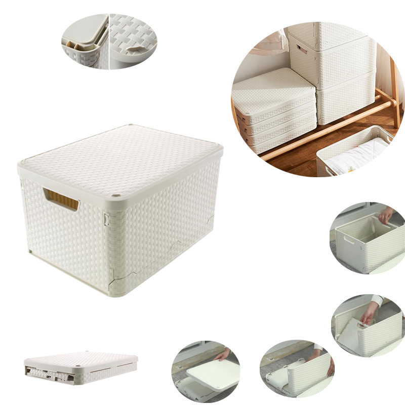 9 1/2" Gals Foldable Plastic Storage Box 2