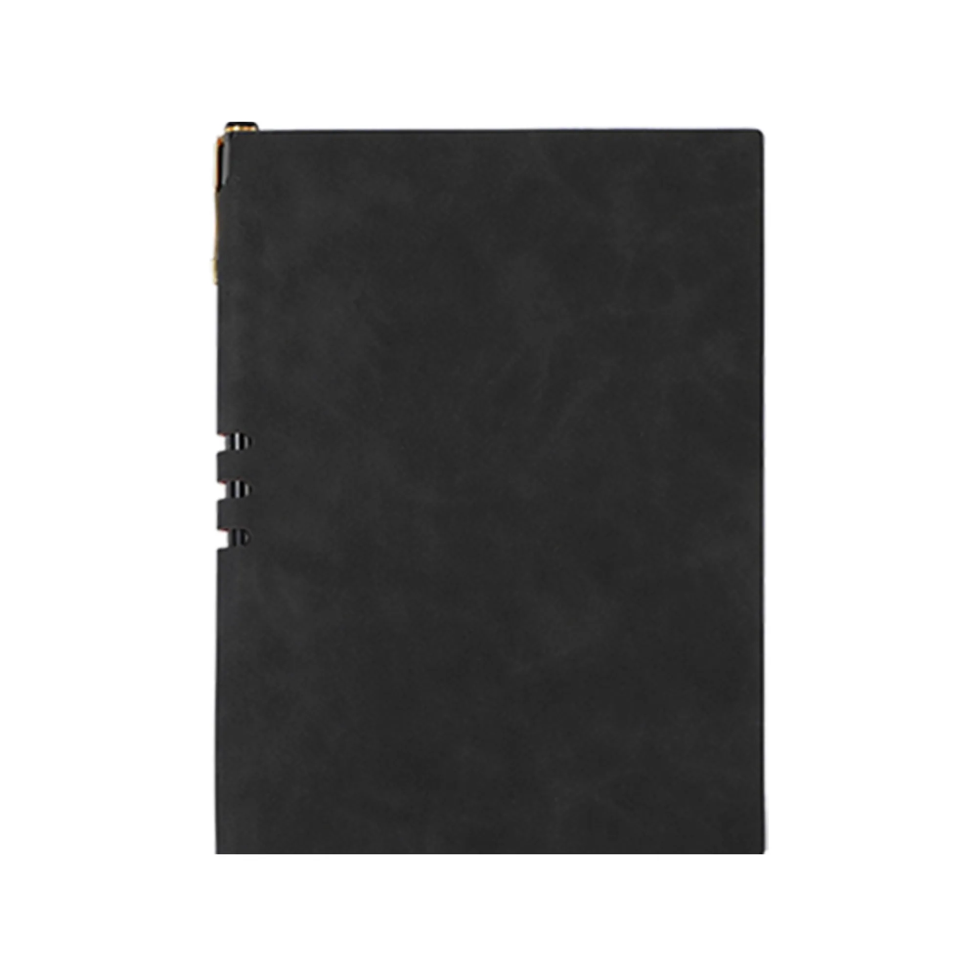 A5 Size Faux Leather Notebook With Metal Pen 4