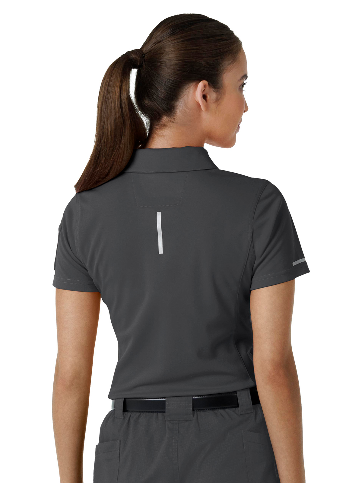 Carhartt Scrubs - Women's Three-Pocket Lightweight Short Sleeve Polo Scrub Top 8