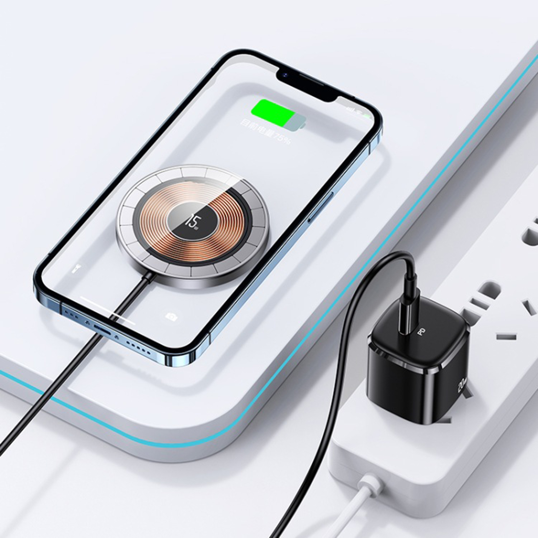 Magnetic Wireless Charger Stand 2