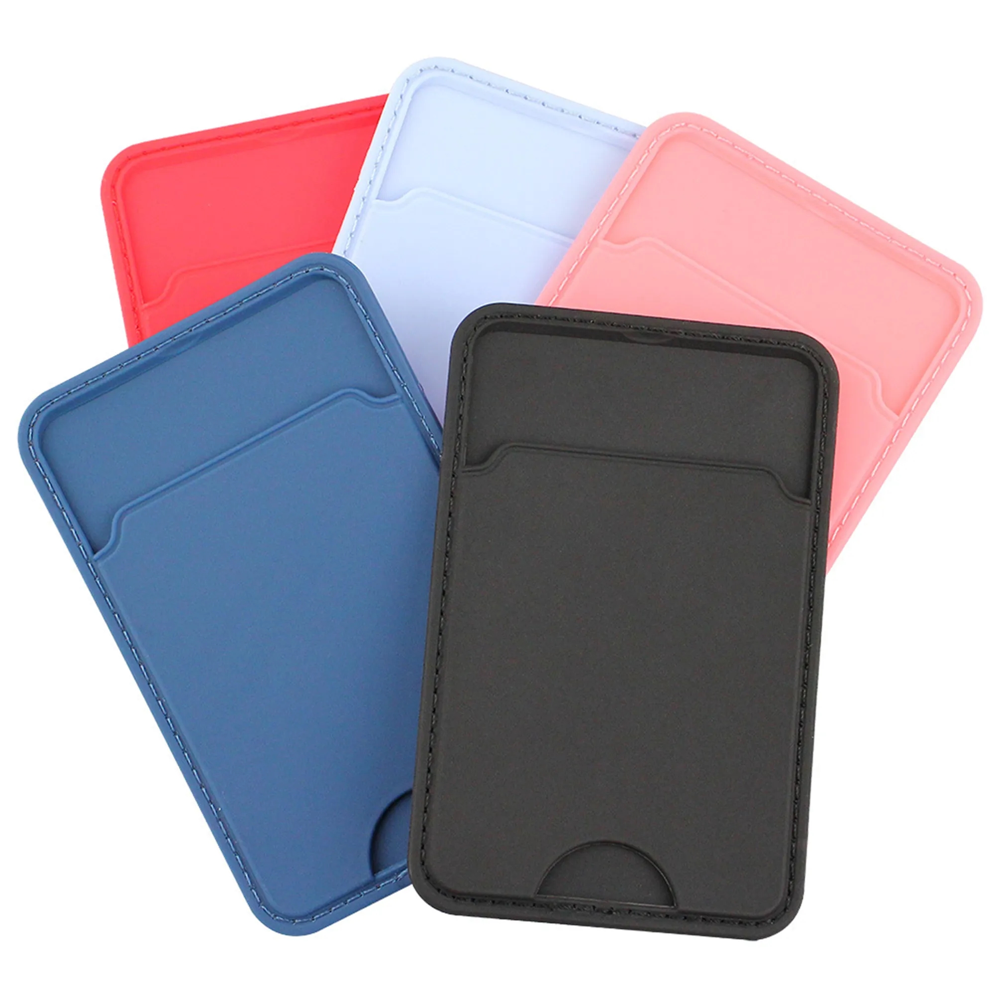 Silicone Stick-on Phone Holder Wallet 6
