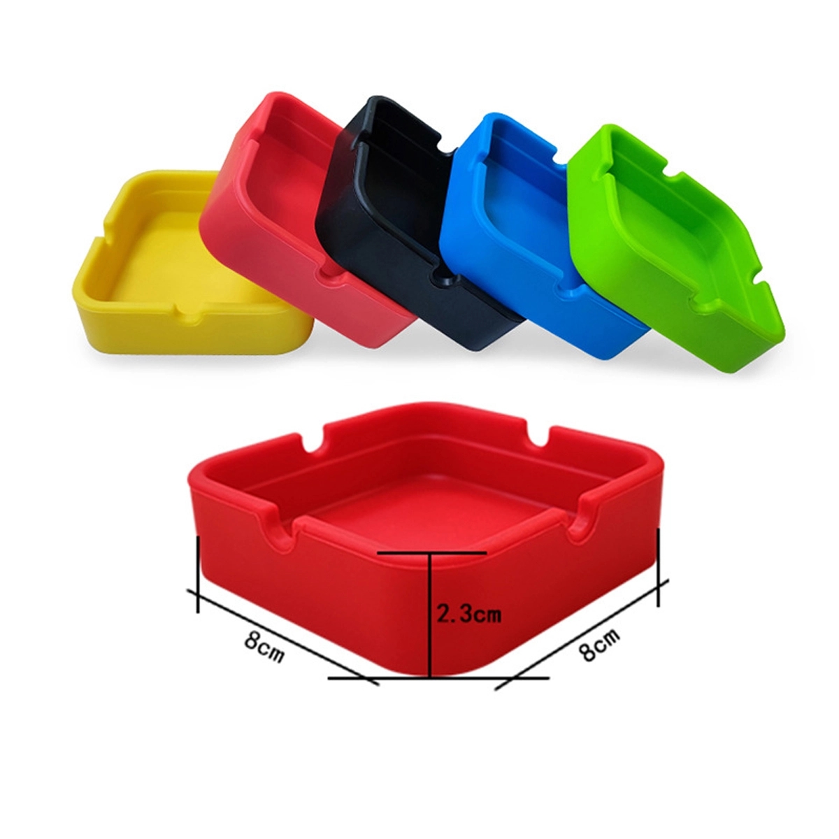 Silicone Rubber Heat Resistant Ashtray 3