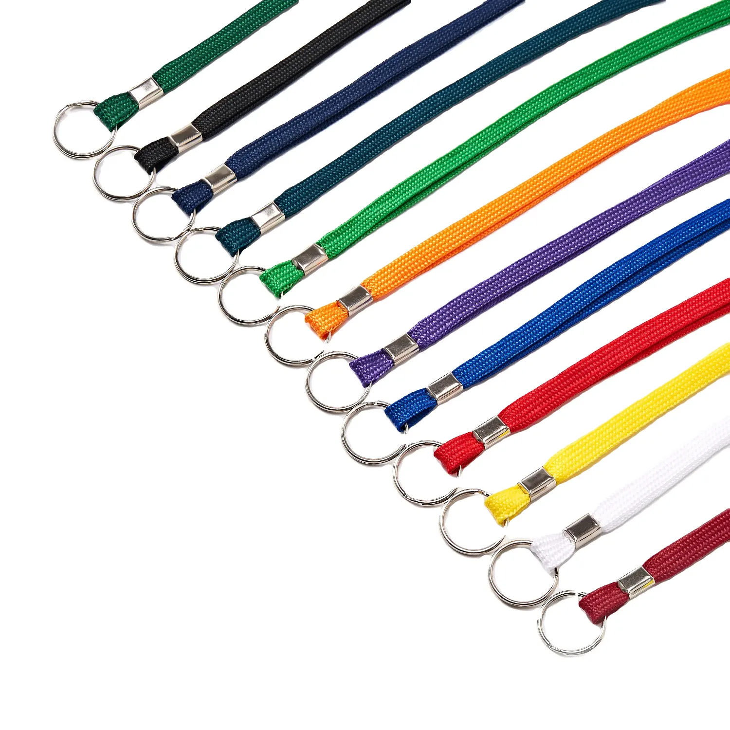 Non-Breakaway Polyester Lanyard with Split Ring 1