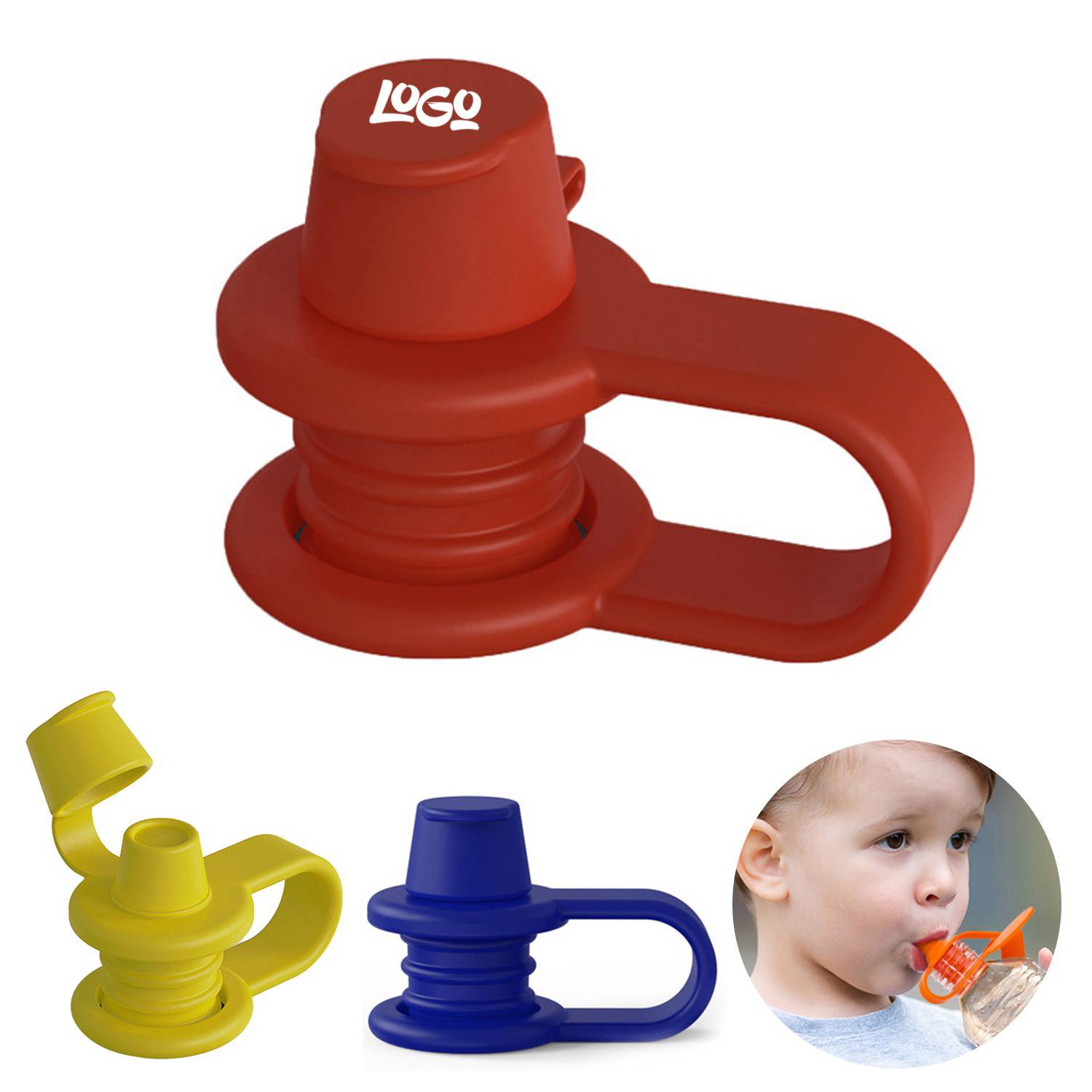 Spill-proof Silicone Sippy Tops 2