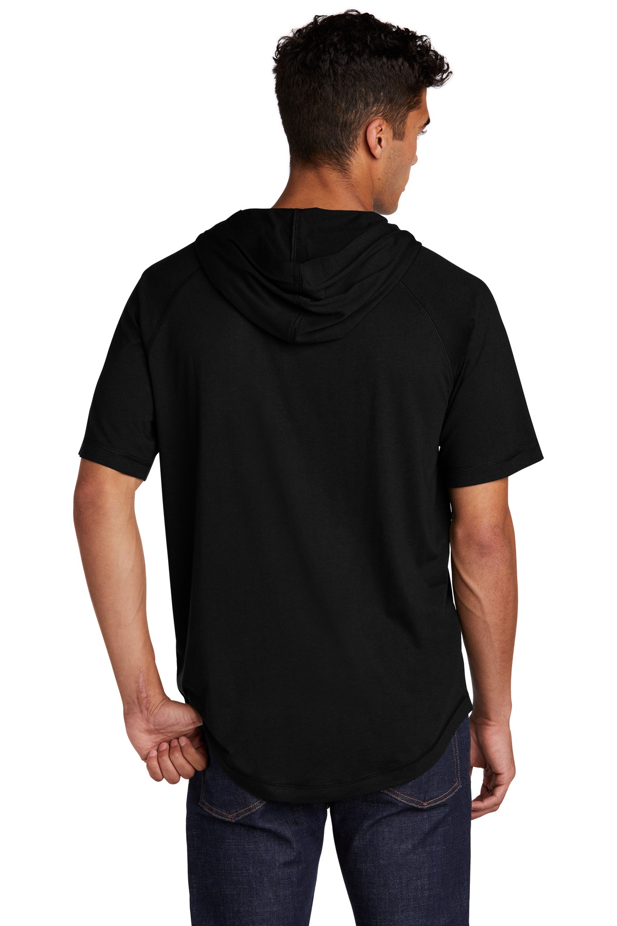 PosiCharge Tri-Blend Wicking Short Sleeve Hoodie