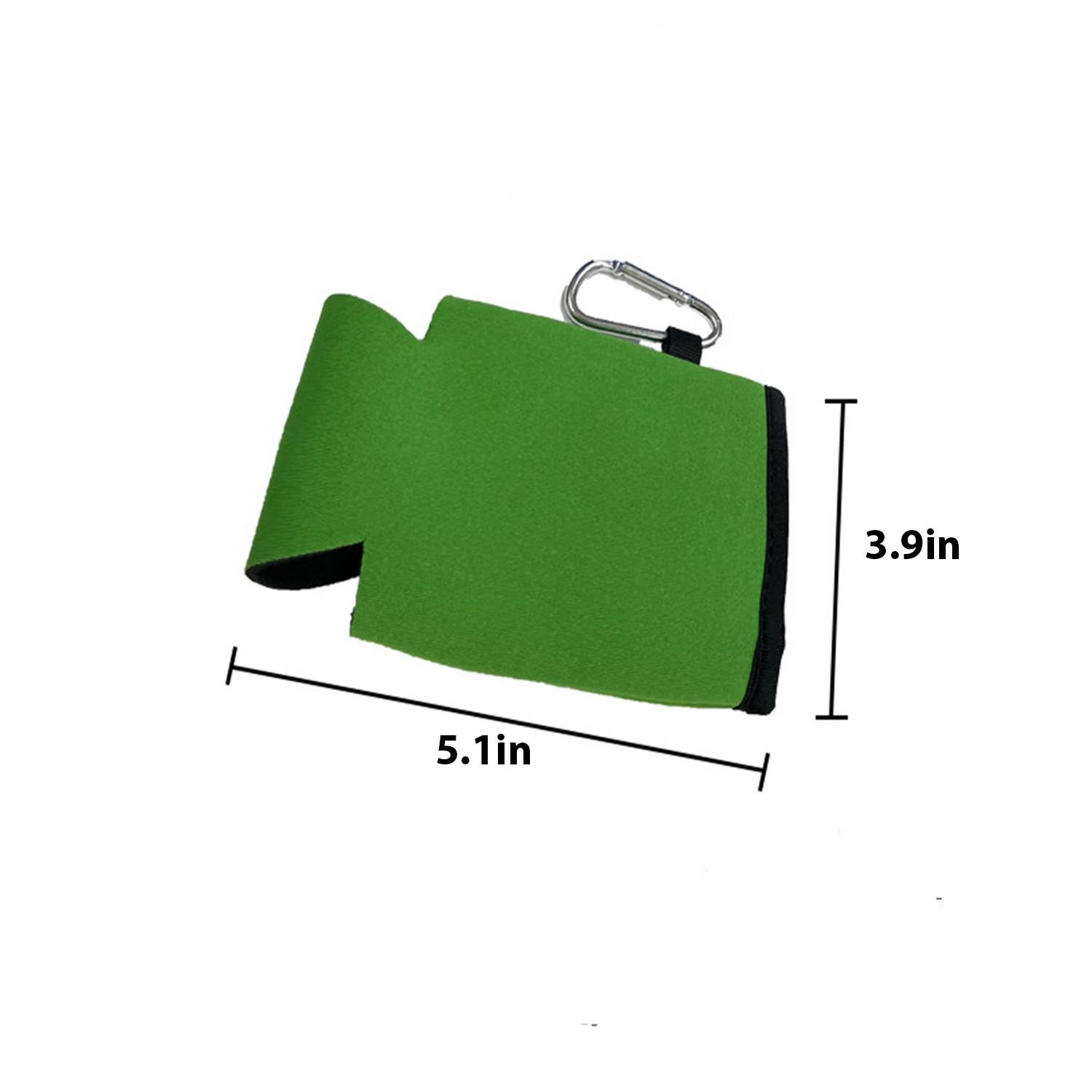 Neoprene Can Cooler W/ Carabiner Clip 5