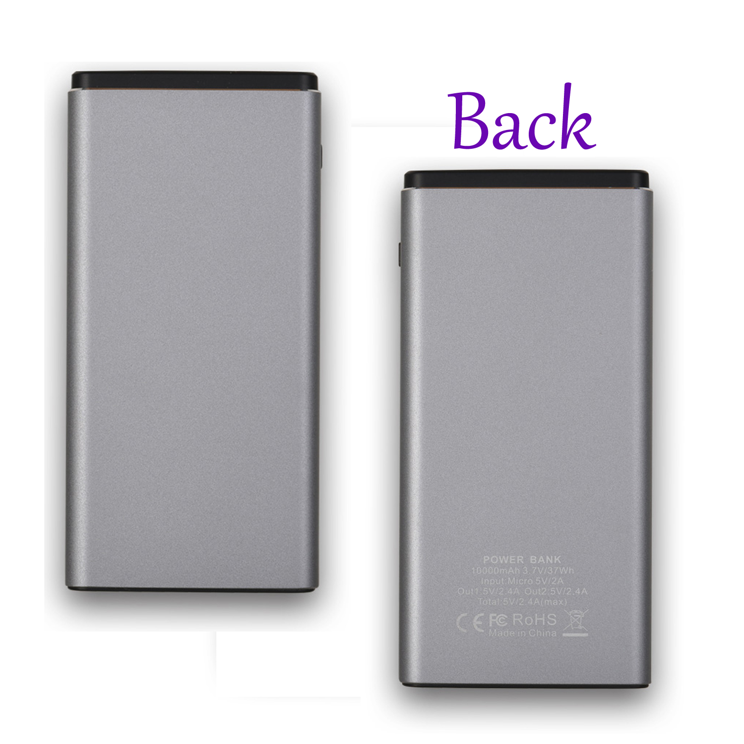 Aluminum High Capacity 10,000 mAh Power Bank 1