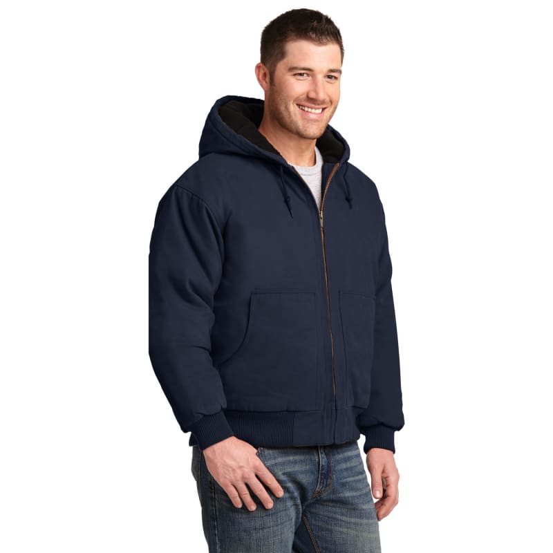 CornerStone Washed Duck Cloth Insulated Hooded Work Jacket. 5