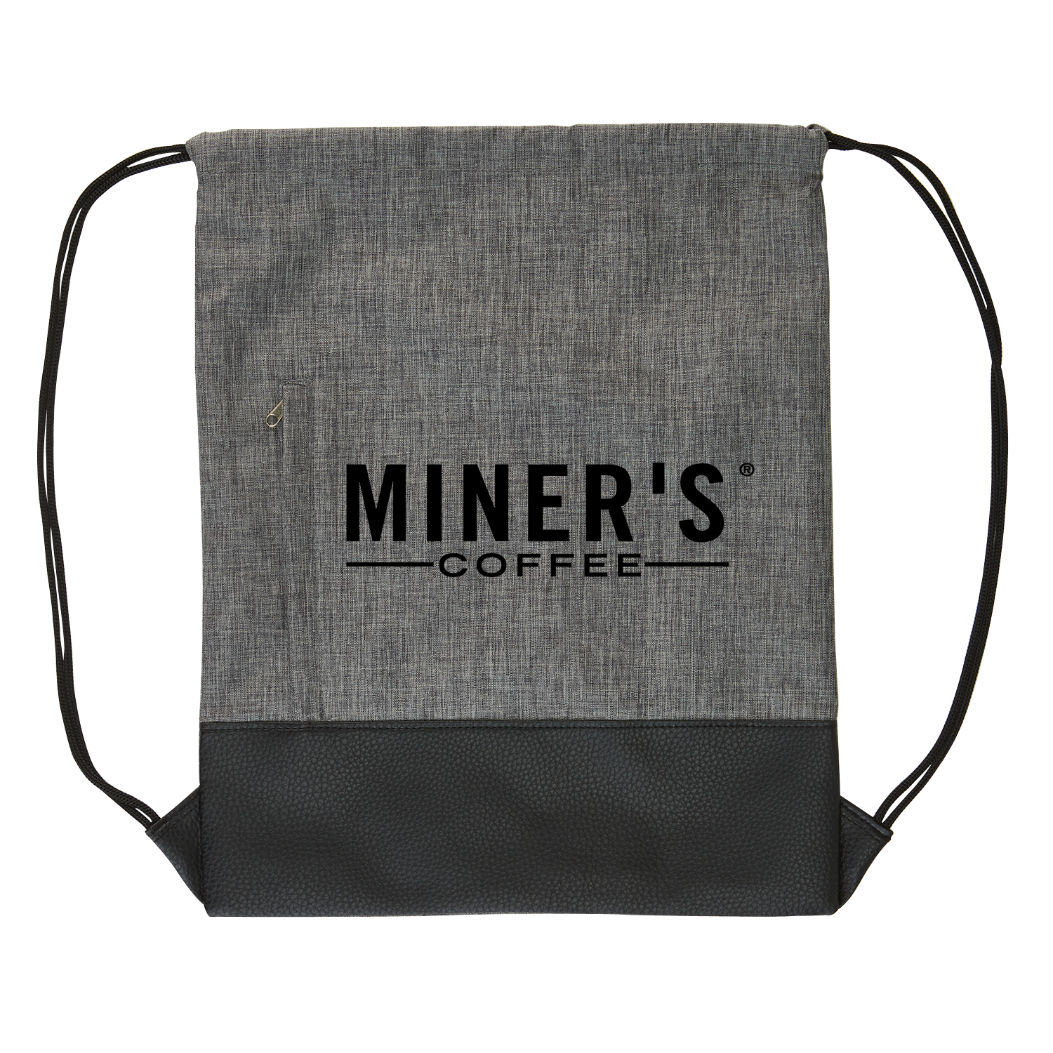 Heathered Drawstring Backpack 2