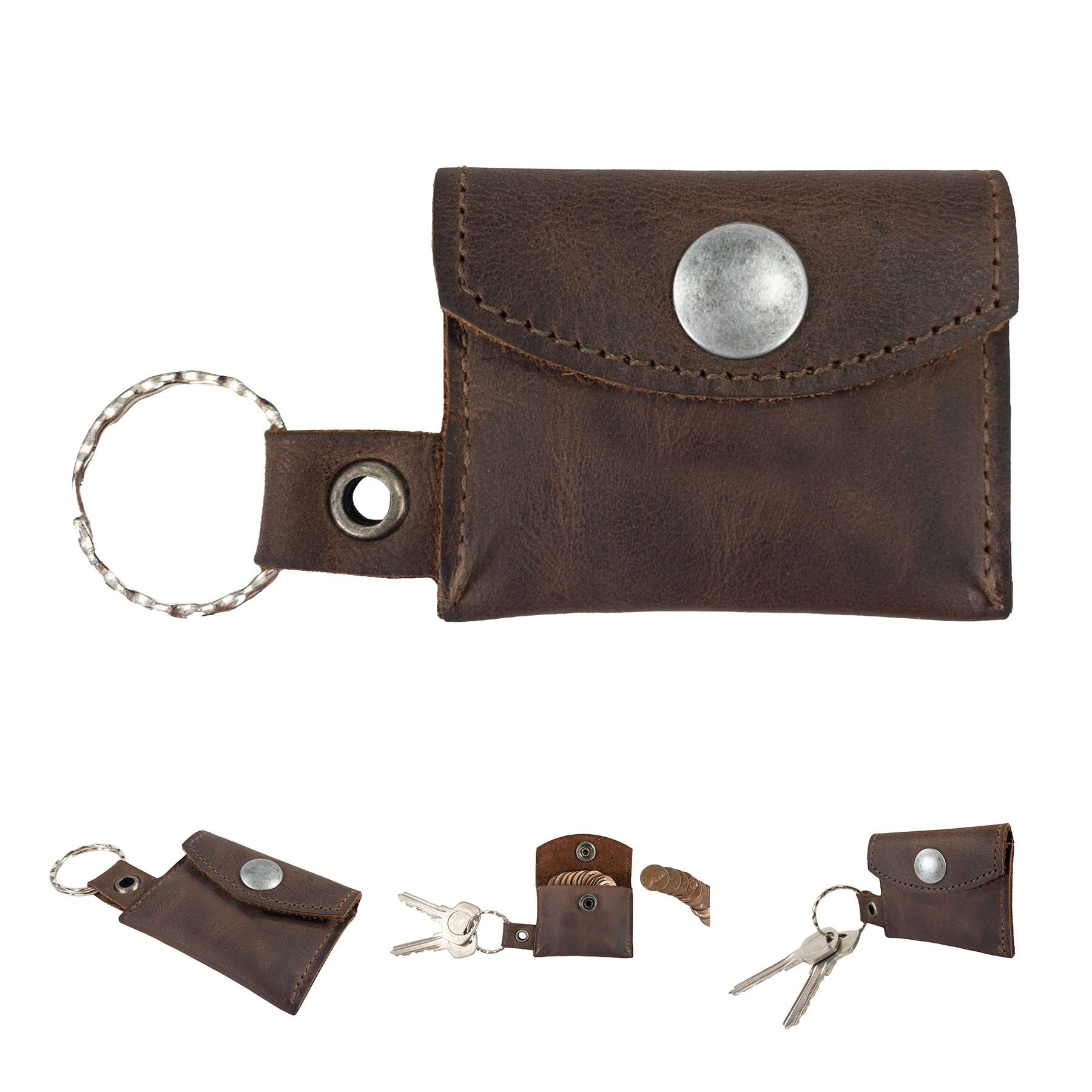 Leather Tiny Coin Holder