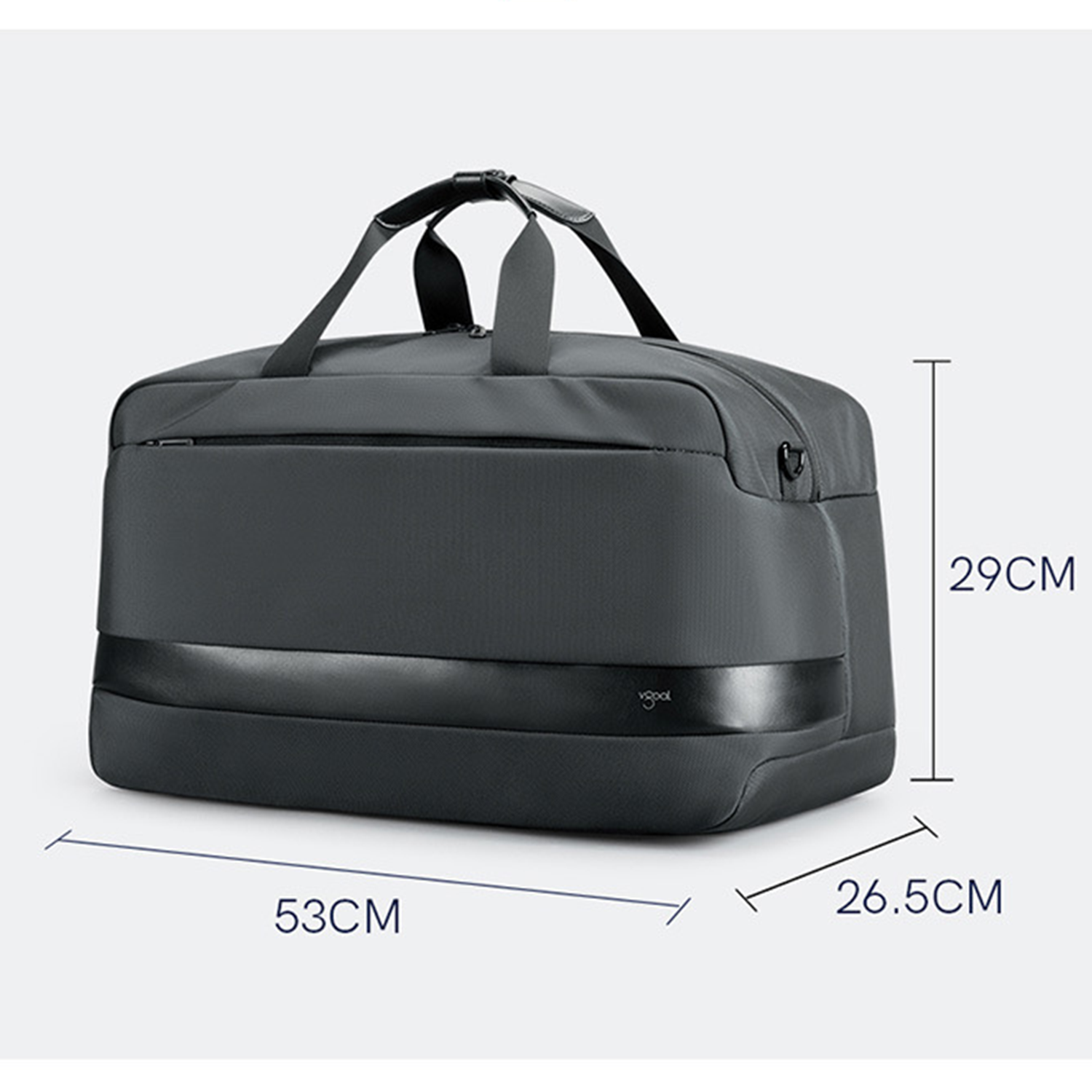 Polyester Simple Wear-Resistant Fitness Duffel Bag 3