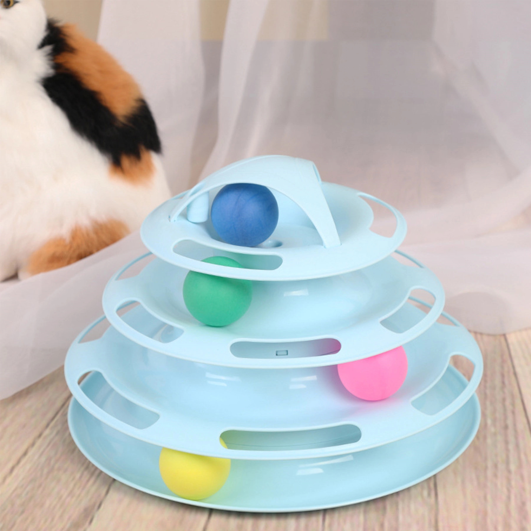 Cat Tracks Toy WIth Balls 6