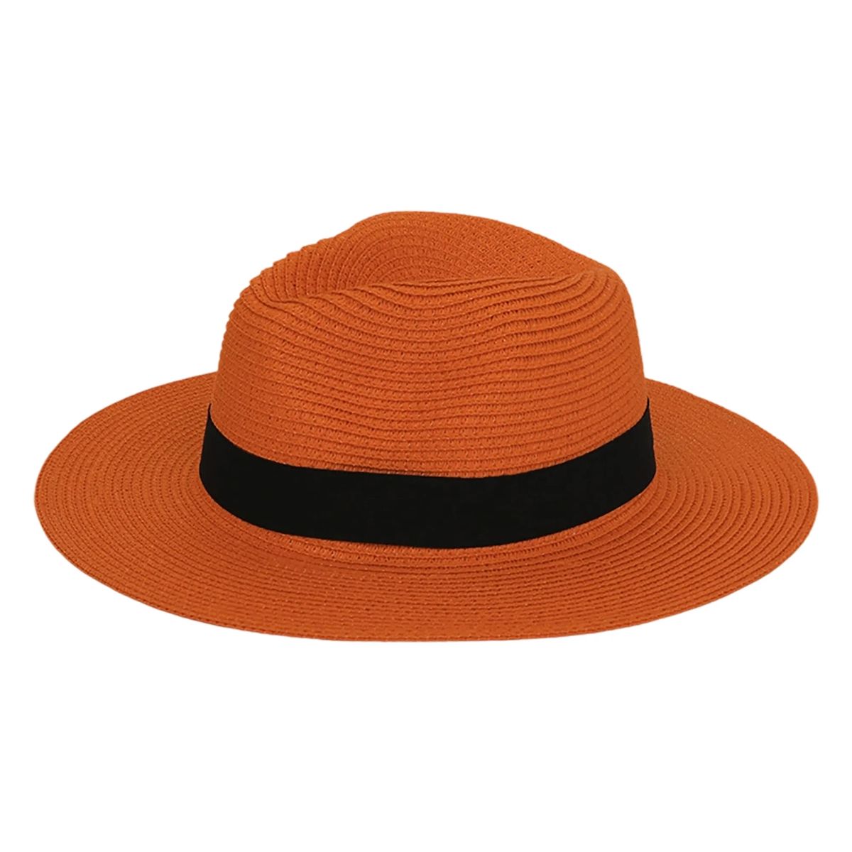 Stylish Woven Straw Hat with Wide Brim for Outdoor Use 22