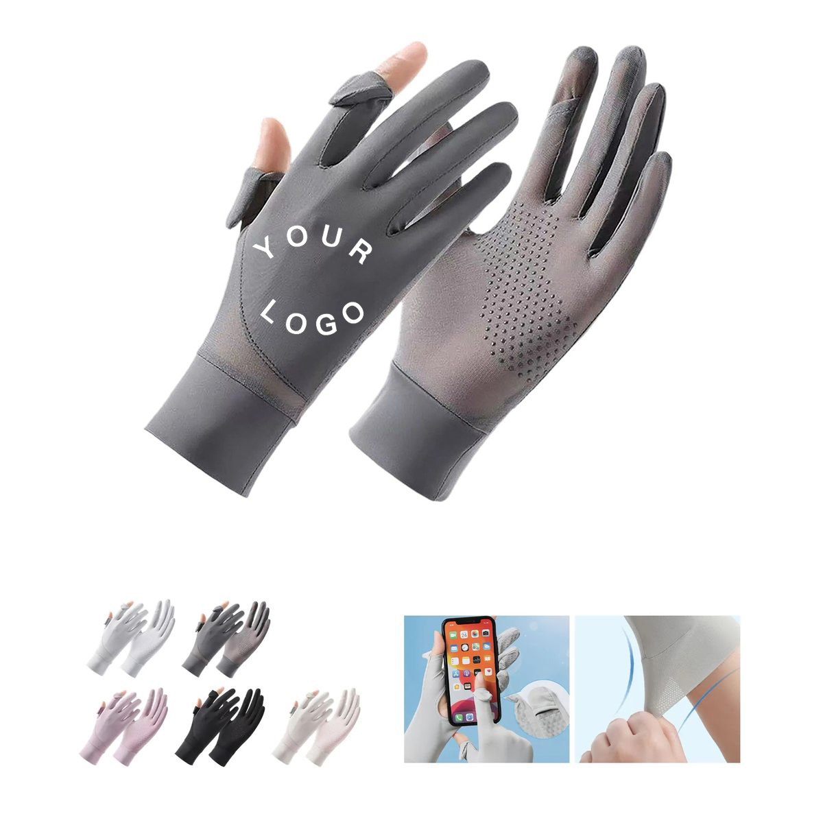 Sun Shield Nylon Gloves for Biking 3