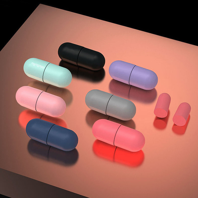 Capsule Shape Soft Noise Cancelling Earplugs 8
