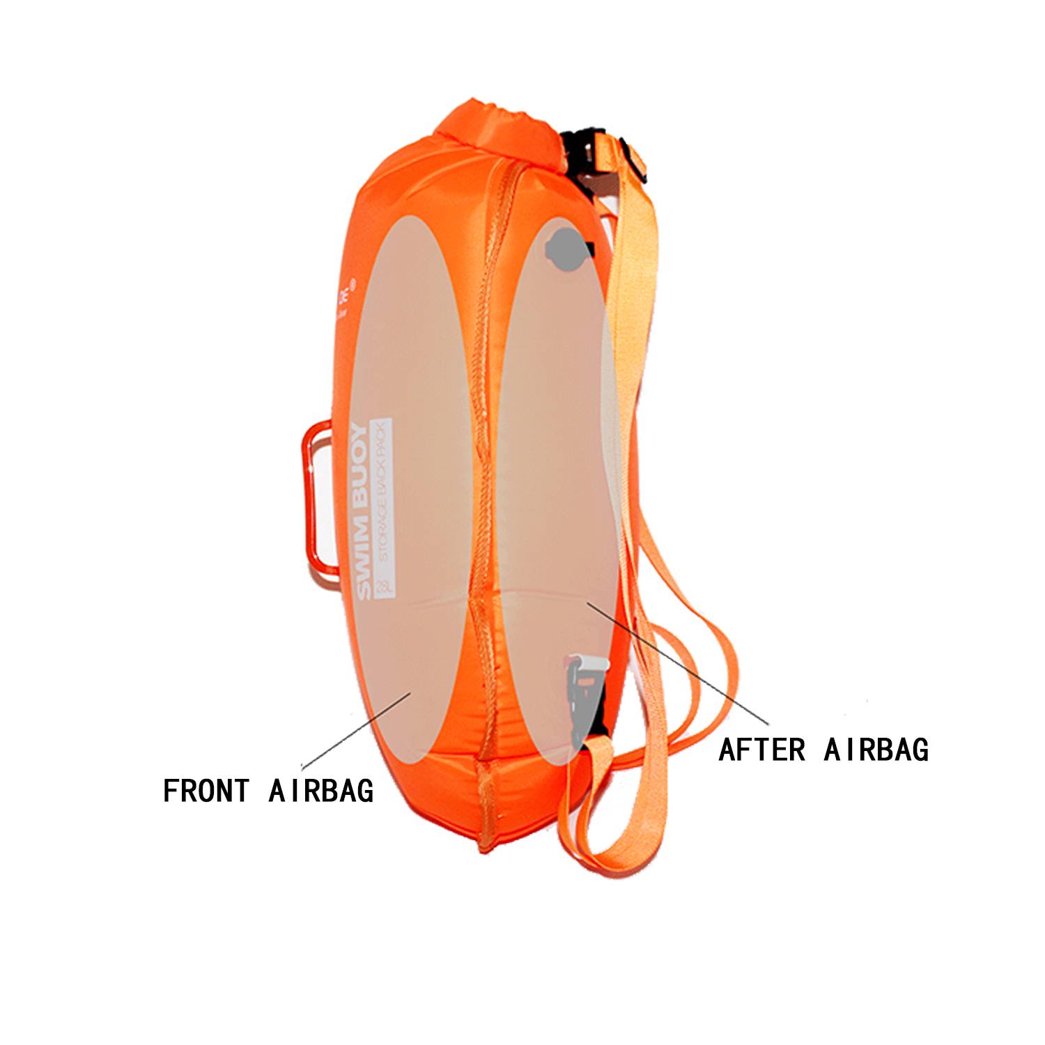 2 in 1 swimming floating buoy and waterproof backpack 4