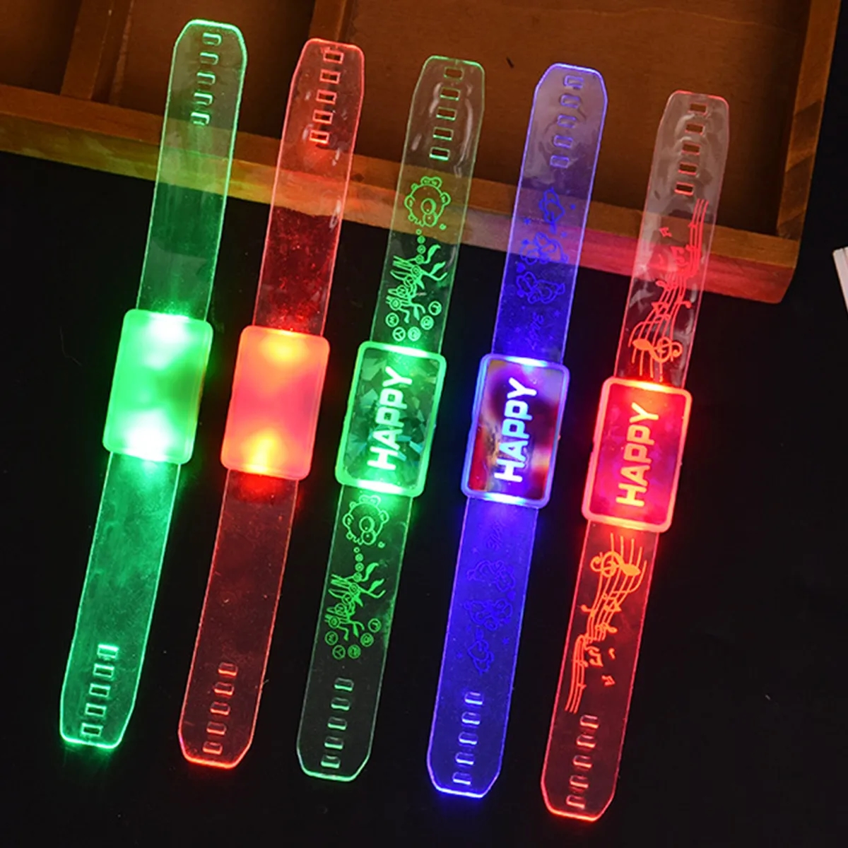 Colorful Luminous Wristband Bracelet Party Gift Toy 6